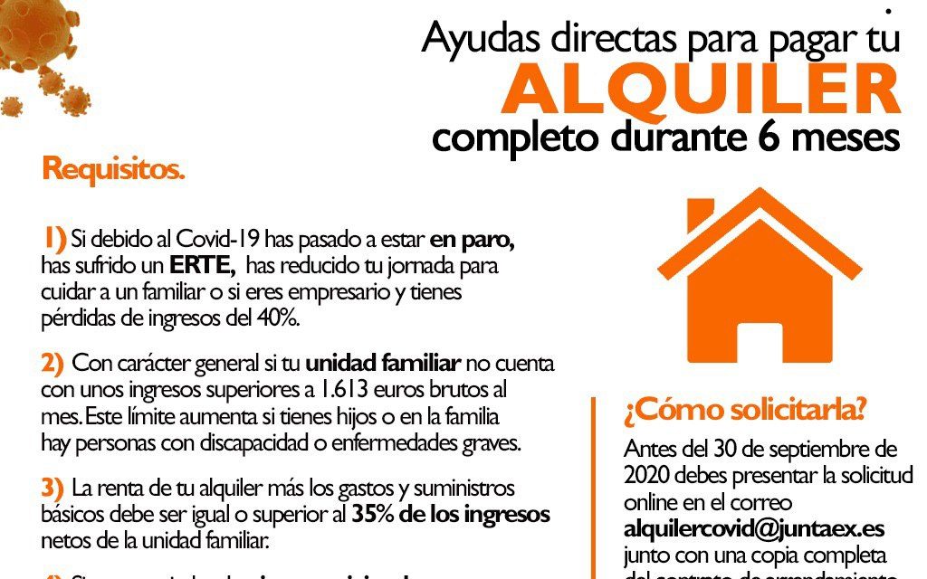 Ayudas al alquiler de la Junta de Extremadura