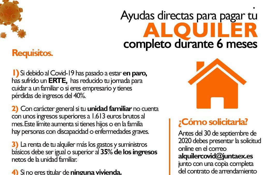 Ayudas al alquiler de la Junta de Extremadura
