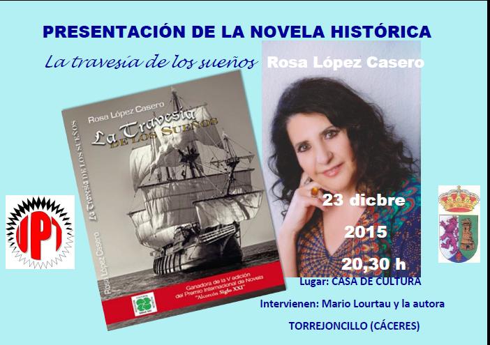Rosa López, presenta el libro La travesía de los sueños