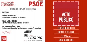 Guillermo Fernández Vara presentará en Torrejoncillo a los candidatos de la Comarca