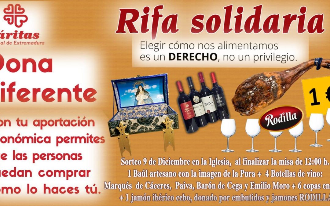 Dona diferente: Rifa solidaria