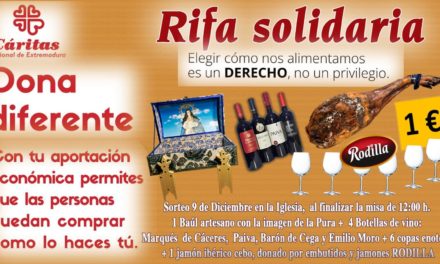 Dona diferente: Rifa solidaria