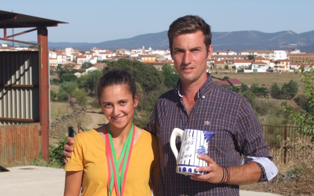 Medalla de oro del Campeonato de Extremadura 2024 en la categoría Jóvenes Jinetes