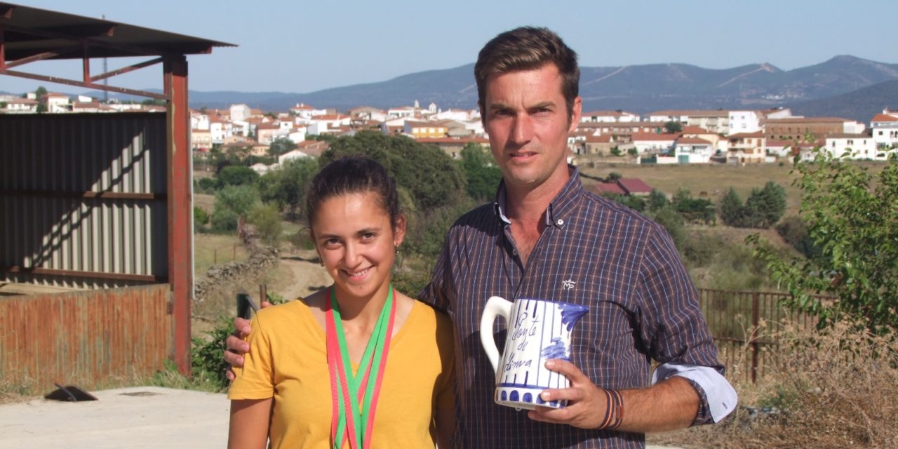 Medalla de oro del Campeonato de Extremadura 2024 en la categoría Jóvenes Jinetes