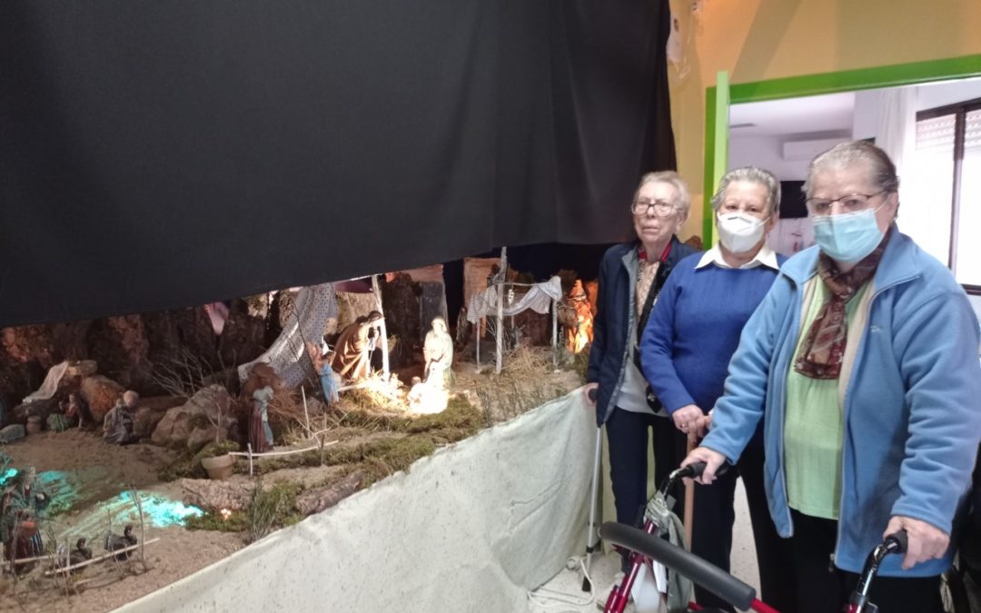 Se montó el Belén en la Residencia Santa Isabel de Torrejoncillo